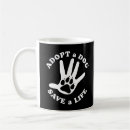 Search for dog adoption mugs Adopt a dog