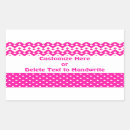 Search for pink and white chevron stickers For her