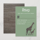 Search for giraffe rsvp cards Safari