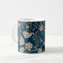 Search for navy blue flowers mugs Vintage