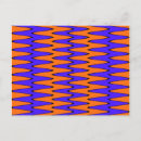Search for optical illusion postcards Blue