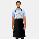 Search for black guy aprons Black and white