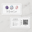 Search for metaphysical business cards Crystal