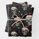 Search for christmas skull wrapping paper Vintage