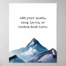 Search for mountain posters Quote