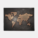 Search for world map doormats Vintage