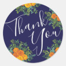Search for navy blue and orange stickers Flower