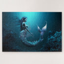 Search for fantasy mermaid puzzles Underwater