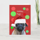 Search for pug christmas cards Funny