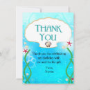 Search for mermaid thank you invitations Party