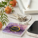 Search for amethyst key rings Modern