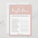 Search for baby shower guessing games Guess the price