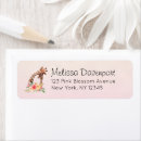 Search for light yellow return address labels Watercolor
