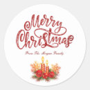 Search for merry christmas candles stickers Winter
