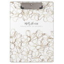 Search for floral clipboards White