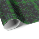 Search for green and black plaid wrapping paper Retro