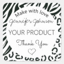 Search for boutique packaging stickers Small business