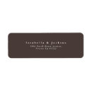 Search for bride and groom names return address labels Stylish