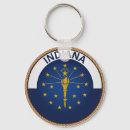 Search for indiana state flag key rings America