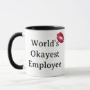 Search for worlds best employee mugs World's okayest employee