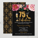 Search for 75 and fabulous invitations Floral