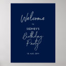 Search for navy blue silver birthday Modern