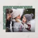 Search for wonders of his love christmas cards Calligraphy