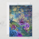 Search for purple peacock wedding invitations Teal