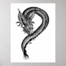 Search for black and white dragon posters Fantasy