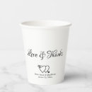 Search for wedding paper cups Elegant