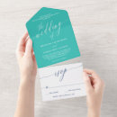 Search for turquoise wedding invitations Minimalist