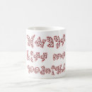 Search for red lipstick mugs Typography
