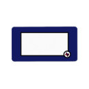 Search for red stripe return address labels Simple