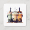 Search for milk tea business cards Cute