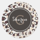 Search for cheetah pattern stickers Brown