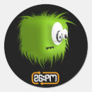 Search for cute green monster stickers Creature