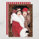 Search for vintage lady christmas cards Winter