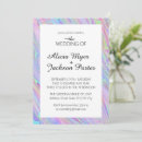 Search for iridescent wedding invitations Rainbow