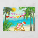 Search for beach chair christmas cards Tropical