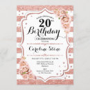 Search for stripe birthday invitations For her