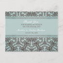 Search for damask monogram postcards Blue