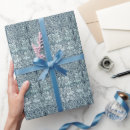 Search for new year wrapping paper Blue