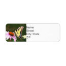 Search for tiger return address labels Swallowtail