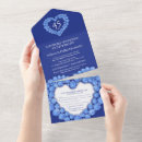 Search for sapphire blue invitations Anniversary