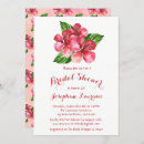 Search for hibiscus bridal shower invitations Floral