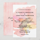 Search for blush and coral wedding invitations Peach