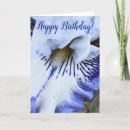 Search for blue iris birthday cards Irises