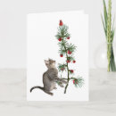 Search for christmas kitten postcards Tabby