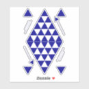 Search for blue triangles stickers Geometric