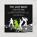 Search for jazz business cards Music